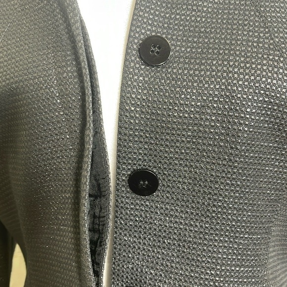 Doncaster 2Pc Women’s Suit Skirt Sz 8 Black Beige Embellished Collarless Career - Picture 11 of 16